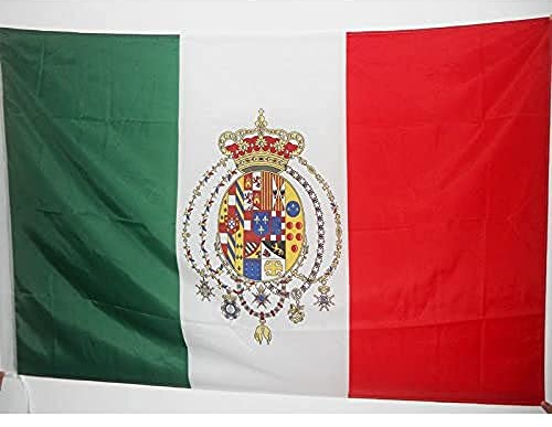 AZ FLAG Bandiera Regno delle Due SICILIE 1860-1861 150x90cm - Bandiera SICILIANA - Italia 90 x 150 cm Foro per Asta