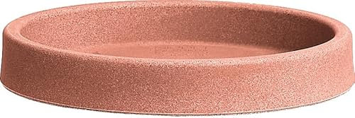 hydroflora 63003115 Nicoli – Sottovaso Rotondo per Vaso Atlas, Diametro: 30 cm, Altezza: 3,7 cm, Terracotta Opaco