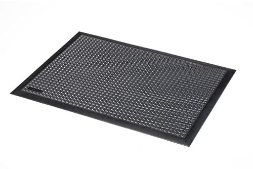 Notrax® 455 Skystep™ Ergonomische Gummimatte mit abgeschrägten Kanten 90cm x 150cm Schwarz
