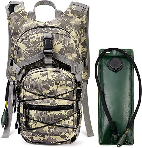G4Free Trinkrucksack Taktischer Hydration Pack Rucksack mit 3 L Wasser Blase zum Radfahren Laufen