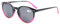 Eyekepper Schluesselloch Stil Federschanier Runde Bifocal Sonnenbrille Sonne Leser Schwarz-Rot +1.5