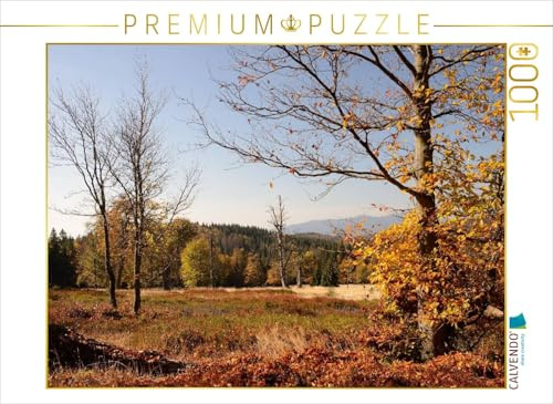 CALVENDO Puzzle Morgensonne auf dem Weg zum Hirschenstein | 1000 Teile Lege-Größe 64 x 48 cm Foto-Puzzle für glückliche Stunden