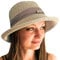 TOSKATOK® Damen-Damen-Einstellbarer Sommer-Sonnenhut Mode Faltbarer Roll-Brim Trilby-Bowler