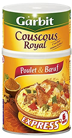 GARBIT - Couscous Royal Poulet Et Boeuf 980G - Lot De 3 - Livraison Gratuite