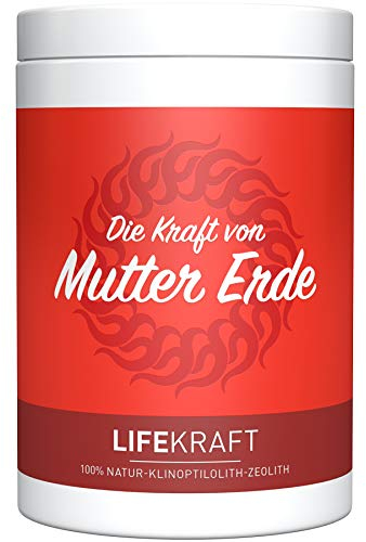 LIFEKRAFT ZEOLITH Pulver 450g 8μm, Premium, tribomechanisch aktiviert