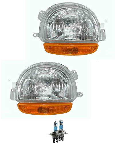 Scheinwerfer Set rechts & links H4 für Twingo I C06_ inkl. Osram Lampen