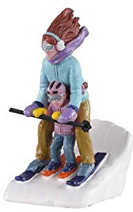 Lemax - Mommy & Me Ski 02938 - Figur - Skifahrer