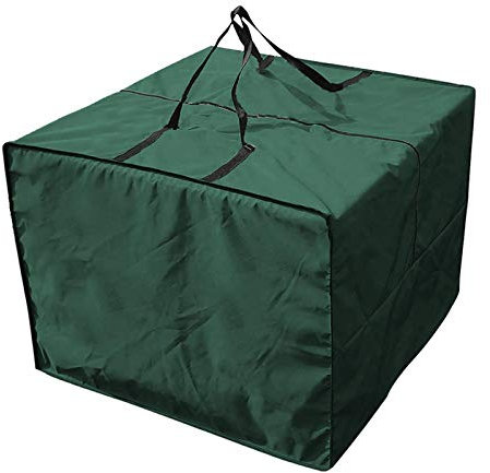 Aufbewahrungstasche für Palettenkissen, Wasserdicht Loungekissen Aufbewahrung Tasche Outdoor Kissen Aufbewahrungstasche Gartenpolster Schutzhülle für Patio Möbel Kissen, 81cm L x 81cm W x 61cm H