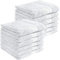 REDBEST Handtuchset, Frottierset 12er-Pack Chicago weiß Größe 50x80 cm - saugstark, strapazierfähig, ideal für Reisen, Sport (weitere Farben)