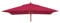 Mendler Toile pour la gastronomie Parasol en Bois HWC-C57, carré 3x3m Polyester 3kg - Bordeaux