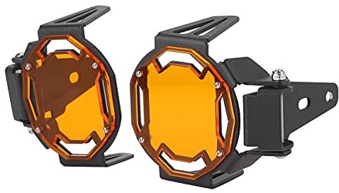 KIMISS Motorrad-Nebelscheinwerfer-Schutzschraube, LED-Lampen-Schutzabdeckung, passend für R1200GS/R1250GS Adventure LC Etc (Orange)