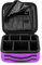 FORRICA Beauty Case da Viaggio Donna Borsa Cosmetica Professionale Portatile Trousse Make Up Organizers Trucchi Ragazza Valigetta Porta Trucchi con Divisori Regolabili Viola