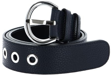Abro Leather Adria Eyelets Belt W90 Navy