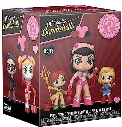 Funko Mystery Mini - DC Bombshells Valentines - 1 of 12 to Collect - Styles Vary - DC Comics- Vinyl-Sammelfigur - Geschenkidee - Offizielle Handelswaren - Spielzeug Für Kinder und Erwachsene