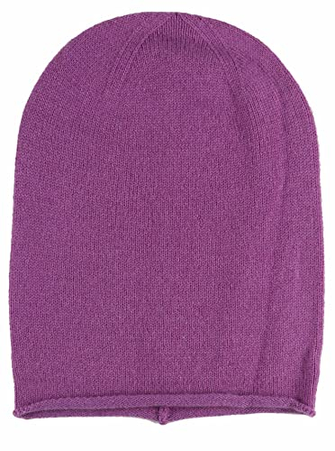 Zwillingsherz Slouch-Beanie-Mütze aus 100% Kaschmir - Hochwertige Strickmütze für Damen Mädchen Jungen - Hat - Unisex - One Size – Mütze warm weich kuschelig im Frühjahr Herbst und Winter