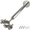 1 Satz verlängern 304 Edelstahl Wandhalterung Deckenhalterung Rohrhalterungen, verstellbare Rohrhalterung Rohrschellen für Außendurchmesser 19–22 mm Rohr, Halterung höhenverstellbar 210–300 mm
