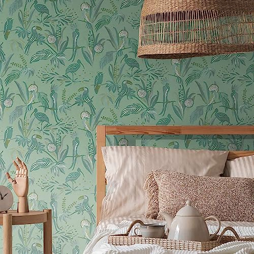 Livingwalls House of Turnowsky 388982 Papier peint non tissé Motif jungle 10,05 m x 0,53 m Fabriqué en Allemagne