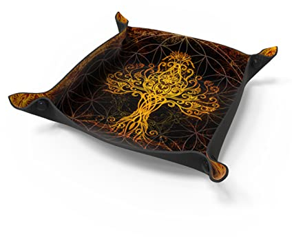 Bandeja de Dados para Juegos de Mesa y RPG - Wonder Book, Roll Player, Ashes Reborn - Mythic Tree