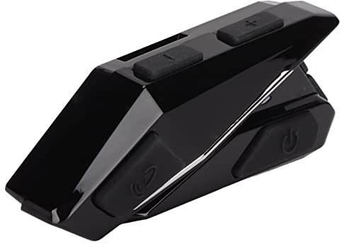 Lazmin112 Motorrad-Bluetooth-Headset, Kabelloser Helm-Intercom-Kopfhörer, Wasserdicht/automatische Anrufbeantwortung/FM-Radio/Rauschunterdrückungsfunktion, Freisprechmusik, Zum Fahren