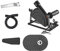 Qezodsx Hand Angle Grinder Converter Stand to Cutter Angle Grinder Bracket Set Woodworking Table Tool with Guide Ruler