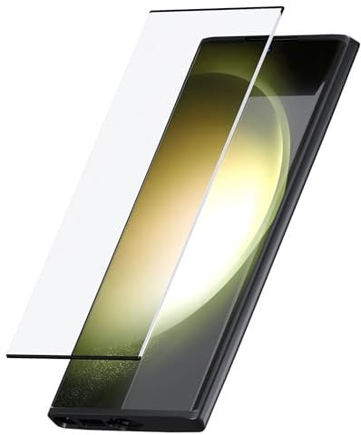 SP CONNECT Protector de pantalla de cristal compatible con S23 Ultra