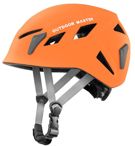 OutdoorMaster Rock Climbing Helmet Adults Mountaineering Helmet Arborist Helmet Hiking Caving Search and Rescue Tree Climbing Helmet Adjustable