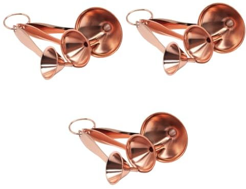 9 Stk rostfreier Trichter Metall Trichter aus Edelstahl Weintrichter küchentrichter öl einfülltrichter Trichter für ätherische Öle Wassertrichter Multifunktion dreiteiliger Anzug