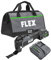 FLEX 24V Brushless Cordless Oscillating 20,000 OPM Multi-Tool Kit with 2.5Ah Lithium Battery and 160W Fast Charger - FX4111-1A