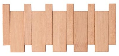 Koomuao Jumuao Porte Manteau Mural Bois pour la Maison, Patère Murale 4/6 crochets Rétractables, Crochets et Patères pour accrocher vêtements, manteau, chapeaux, vestes, sac à dos (4 Crochets-B)