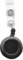 NONDK 1 Pcs Porte Badge Enrouleur Retractable YOYO Clip Bouton Pression ID Carte Cle noir