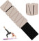 MESUADESI Lot de 2 poids de cheville et de poignet pour femme, poids de cheville réglable en silicone pour homme et femme, poids de cheville pour yoga, course, natation, pilates, gym (beige)