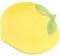 Amosfun Lemon Shaped Ceramic Plate for Salad Fruit Dessert Cute Kitchen Decor with Easy Clean Design Versatile Use for Colorful Table Settings for Dining and Entertaining