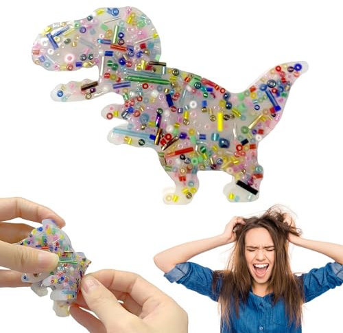 Picky Pad, Jouets de grattage de Peau, réutilisables, pour Adultes et Enfants (Dinosaure)