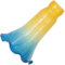 Bieye Remplacement de l'abat-jour en verre soufflé Lily Flower (Orange Blanc, Intérieur 32 mm * extérieur 38,1 mm) (bleu, Intérieur 32 mm * extérieur 38,1 mm)
