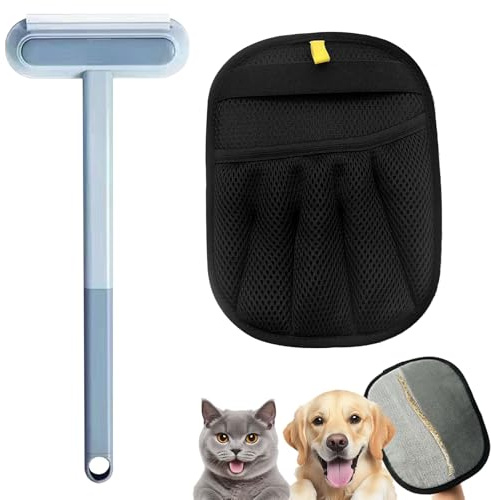 1 Stück Fellmagnet +3 in 1 Pet Hair Remover, Fell Magnet Handschuh, Yomi Pet Handschuh, Tierhaarentfernungshandschuh, Pet Grooming Gloves, Geeignet Für Sofas, Bettwäsche, Kleidung, Grooming Gloves