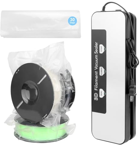3D-Drucker-Filament-Vakuumiergerät Vakuum-Aufbewahrungsbeutel-Set, 30 Aufbewahrungsbeutel (40 x 30cm), 3D-Drucker-Zubehör mit 3D-Filament-Vakuumiergerät, automatisch vollständig versiegelt