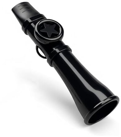 Schwarzes Kazoo, kein Membranwechsel nötig, ABS-Kunststoff, kazoo, musikinstrumente