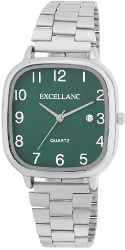 Excellanc Damenuhr aus Metall in Silber, in Einer Länge von 22 cm, Klassisches Design für Jede Frau
