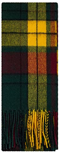 I LUV LTD MacMillan Old Modern Tartan 100% Lammwolle Schal Hergestellt in Schottland