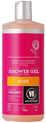 URTEKRAM Organic Rose Shower Gel 500ml (PACK OF 2)