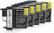Supply Guy 5 XL Patronen kompatibel mit Brother LC1100 LC1100bk Schwarz passend für DCP-145c DCP-195c DCP-165c MFC-250c MFC-490cw MFC-5490cn MFC-5890cn MFC-6490cw MFC-255cw MFC-290c MFC-295cn MFC-297c