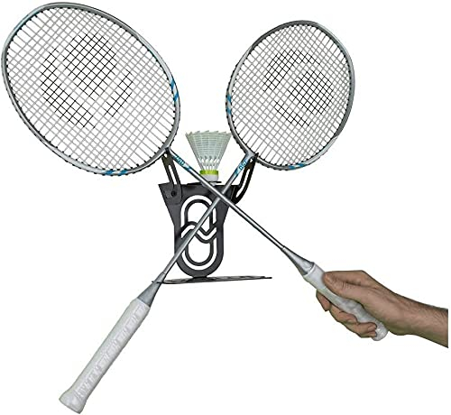 Badmintonschläger Wandhalterung (100% Stahl) (schwarz)