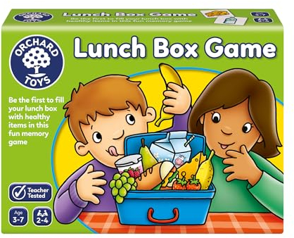 Orchard Toys Lunch Box Game, A Fun Memory Game, Perfect For Children Age 3-7, Educational Game Toy, Family Game