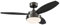 Westinghouse Lighting 78764 Alloy One-Light 105 cm Three-Blade Indoor Ceiling Fan, Gun Metal Finish with Opal Frosted Glass