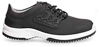 Proteq Sicherheitsschuhe uni6 1761 Halbschuh S1 Stahlkappe, Unisex-Erwachsene Sicherheitsschuhe, Schwarz (schwarz), 38 EU
