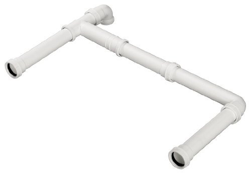 BLANCO Beckenverbindung bei Einbau von 2 Becken mit 3 ½'' Korbventilen | 2 Becken