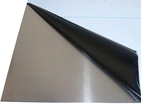 B&T Metall Tôle d’aluminium Épaisseur 2,0 mm Tôle laminée naturelle avec film de protection sur une face