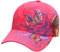 Belsen Mädchen Schmetterlings-Stickerei- Vintage Baseball Cap Snapback Trucker Hat (Rote)