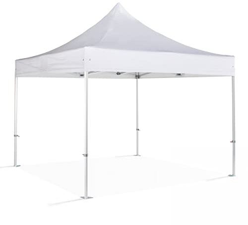 MobevenTPRO Faltzelt M2 3 x 3 m Alu 50 mm 520 g/m² weiß Zelt