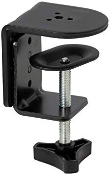 VIVO Black Heavy Duty Desk Clamp for Monitor Mount Stands, Sturdy 4 Inch C-clamp, PT-SD-CP01A
